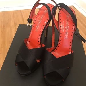 Yves Saint Laurent Black Heels